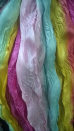 Размер :длина 190 см ширина 33 см Цвет : радужной расцветки
Атласный шёлковый ша. . фото 5
