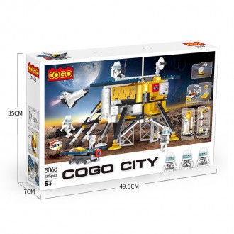 Конструктор COGO City 4 в 1 "Космическая станция" (595 деталей) арт. 3068
Отличн. . фото 6
