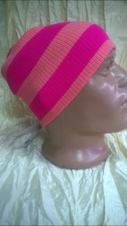  Спортивна шапка унісекс, подвійного в'язання. Двостороння — одна сторона — роже. . фото 3