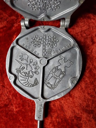 Винтажная форма для выпечки домашнего детского печенья Золотой ключик СССР клейм. . фото 7