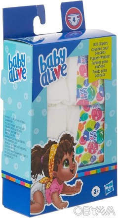 
	набір Підгузки для ляльок Бебі Елів Baby Alive Doll Diaper — оригінальний набі. . фото 1