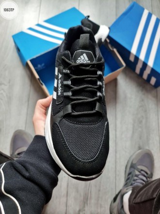 Кроссовки мужские черные Adidas Black White
Кроссовки мужские черные Адидас это . . фото 5