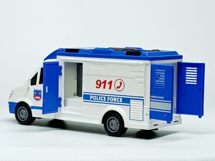 Машина "Полицейская/Police" инерционная, звуковая арт. JS 126 A
Инерционная моде. . фото 5