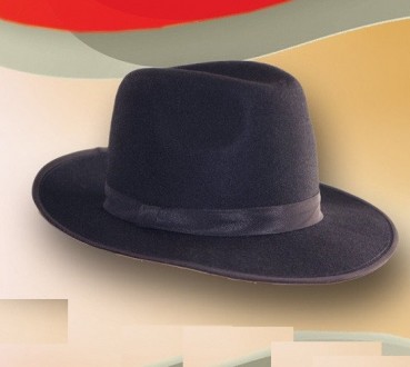  Чоловіча фетровий капелюх із натуральної валяної вовни.колір під замовлення: чо. . фото 2