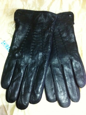 Мужские перчатки из отличной кожи и набивным и махровой подкладкой. Теплые , мяг. . фото 2