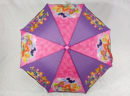 Гарний парасолька для юних модниць, оснащений 8 карбоновими спицями, банею з тка. . фото 3