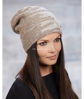 Стильная шапочка с разной текстурой плетения Модели данной торговой марки отлича. . фото 17