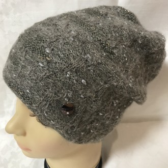 Стильная шапочка с разной текстурой плетения Модели данной торговой марки отлича. . фото 11