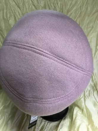  Объемная розовая и бежевая женская, формованная кепка с красивым украшением в в. . фото 9