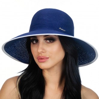 Женская летняя шляпа торговой марки DEL MARE. Шляпа с полями средней ширины ,кла. . фото 4