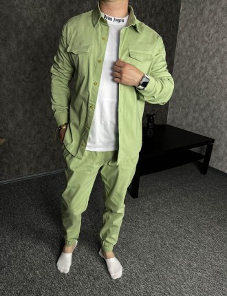 Костюм мужской повседневный весна-осень оливковый Classic Style Olive. Київ. фото 1 Костюм мужской повседневный весна-осень оливковый Classic Style Olive. Київ. фото 1