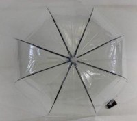 Красиві підліткові прозорі парасольки — дзвін, обладнані 8 спицями зі сталевого . . фото 4