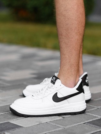 Кроссовки мужские белые Nike Air Force 1 White Black
Мужские кроссовки Найк Аир . . фото 6