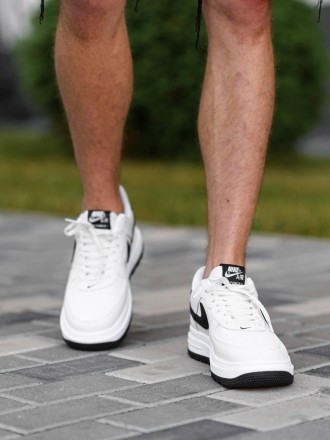 Кроссовки мужские белые Nike Air Force 1 White Black
Мужские кроссовки Найк Аир . . фото 8