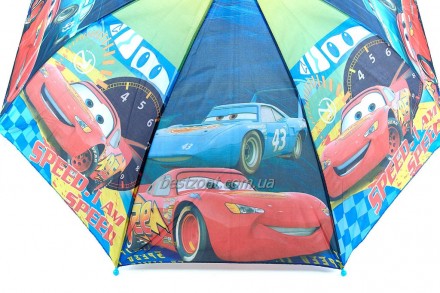 Стильний дитячий парасольку з персонажами мультфільму "Тачки" .Красиві, міцні ди. . фото 6