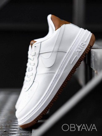 Кроссовки мужские белые Nike Air Force 1 White Gum Brown
Мужские кроссовки Найк . . фото 1