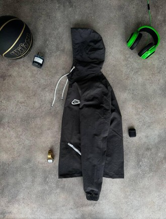 
Ветровка куртка мужская демисезонная темно-серая с капюшоном Найк Грей Клаудс
О. . фото 7