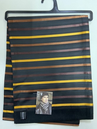Чоловічий шарф красивий двосторонній з кашеміру з бахромою відмінної якості ,180. . фото 3