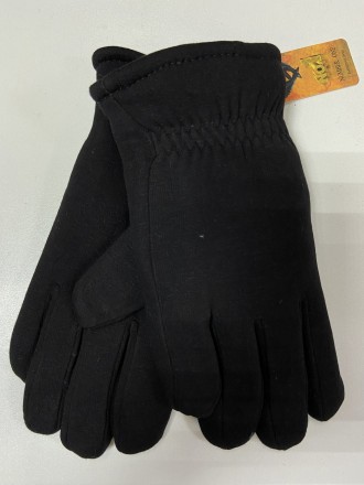 Мужские чёрные двойные перчатки , красивые ,очень тёплые с плотной меховой подкл. . фото 2