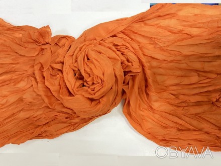 Ніжний шарф, палантин з бавовни — приємна на дотик і чудової якості, колір бузко. . фото 1