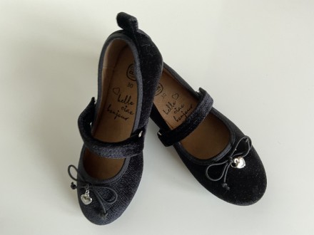 Детские чёрные туфли для девочки . Удобные ,очень лёгкие !! ,комфортные, . Длина. . фото 4