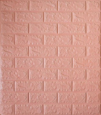 
 3D панели самоклейки розовый кирпич позволят Вам сделать ремонт в помещении са. . фото 2