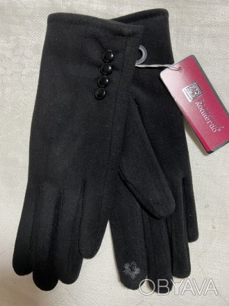  Оригинальные красивые женские перчатки с подкладкой байка (плюш) .Верх перчаток. . фото 1