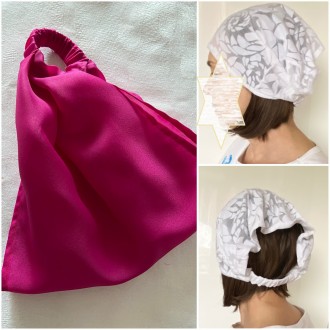Модные летние косынки - повязки на резинке для девочек . .Продавая головные убор. . фото 2