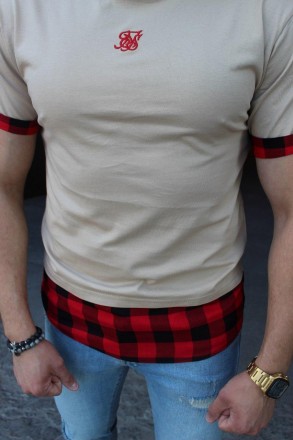Футболка мужская бежевая повседневная Silk Кейджд
Мужская футболка имеет огромны. . фото 3