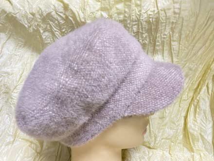 Жіноча кепка-картаз зимова з еко ткани альпака, підкладка фліс . Ззаду на гумці,. . фото 3