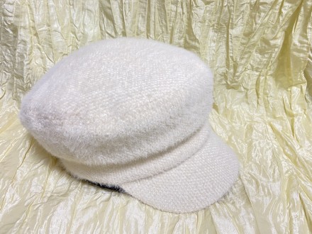 Жіноча кепка-картаз зимова з еко ткани альпака, підкладка фліс . Ззаду на гумці,. . фото 5