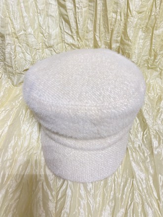 Жіноча кепка-картаз зимова з еко ткани альпака, підкладка фліс . Ззаду на гумці,. . фото 3
