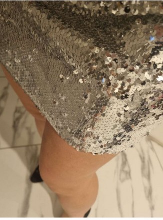 Женская блестящая клубная короткая эластичная юбка-карандаш на весенне- летний п. . фото 2