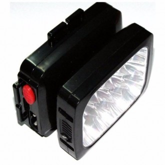 Ліхтар налобний світлодіодний на 12 лэд ламп,з акумулятором для побутового та пр. . фото 5