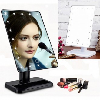 Косметическое настольное зеркало с подсветкой LED для макияжа 20 cветодиодов
LED. . фото 2