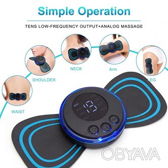 Миостимулятор (електромостимулятор) EMS Mini Massage Stick — пристрій для впливу. . фото 1