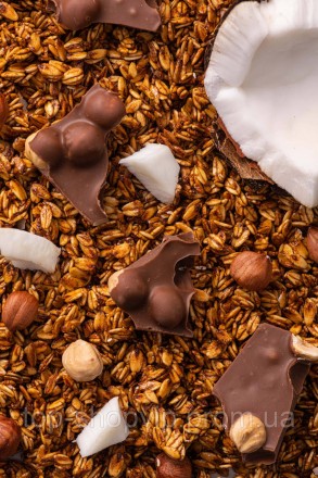 Гранола Gregory Mill Chocolate Coconut - це справжній рай для шоколадних гурмані. . фото 4