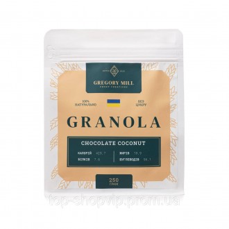 Гранола Gregory Mill Chocolate Coconut - це справжній рай для шоколадних гурмані. . фото 7