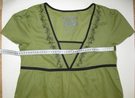 Блузка Berni Fashion 36 р. на рост 167 см. состояниеи размеры на фото. Вещь крас. . фото 8