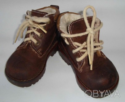 Кожаные зимние ботинки для мальчика 20 р. 11,5 по стельке Quyckly