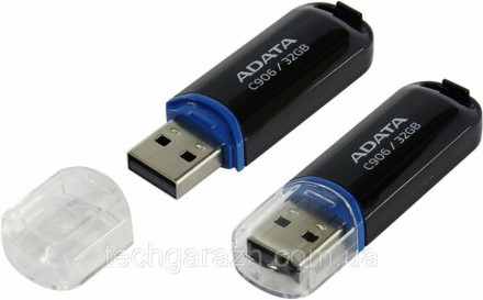 USB-флешка ADATA 32GB C906 Black USB 2.0 — просте та доступне рішення, коли вам . . фото 3