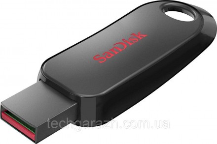 SanDisk Cruzer - компактна флешка з безковпачковім дизайном. Відмінний вибір для. . фото 2