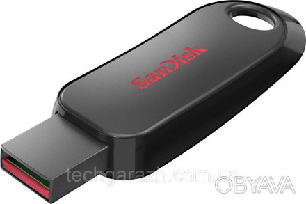 SanDisk Cruzer - компактна флешка з безковпачковім дизайном. Відмінний вибір для. . фото 1