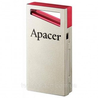 USB 2.0 Apacer AH112 red комплектується стильним ланцюжком для підвищення рівня . . фото 2