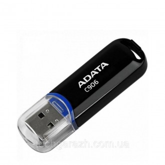 USB-флешка ADATA 64GB C906 Black USB 2.0 — просте та доступне рішення, коли вам . . фото 2