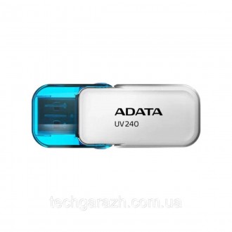 Накопичувач ADATA 64GB UV240 USB 2.0 — привабливий варіант, якщо вам слід переда. . фото 2