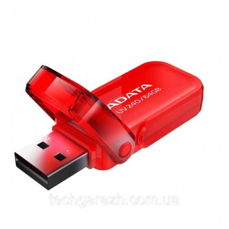 Накопичувач ADATA 64GB UV240 USB 2.0 — привабливий варіант, якщо вам слід переда. . фото 3