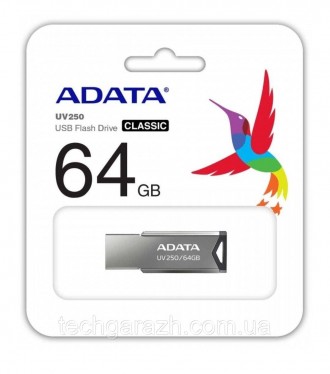 Накопичувач ADATA 64GB UV250 USB 2.0 — привабливий варіант, якщо вам слід переда. . фото 4