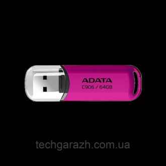 Нова модель C906 сімейства USB флеш-накопичувачів ADATA серії Classic зберігає к. . фото 2