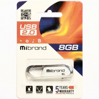 USB флеш накопичувач Mibrand Aligator — це місткий пристрій для зберігання даних. . фото 3